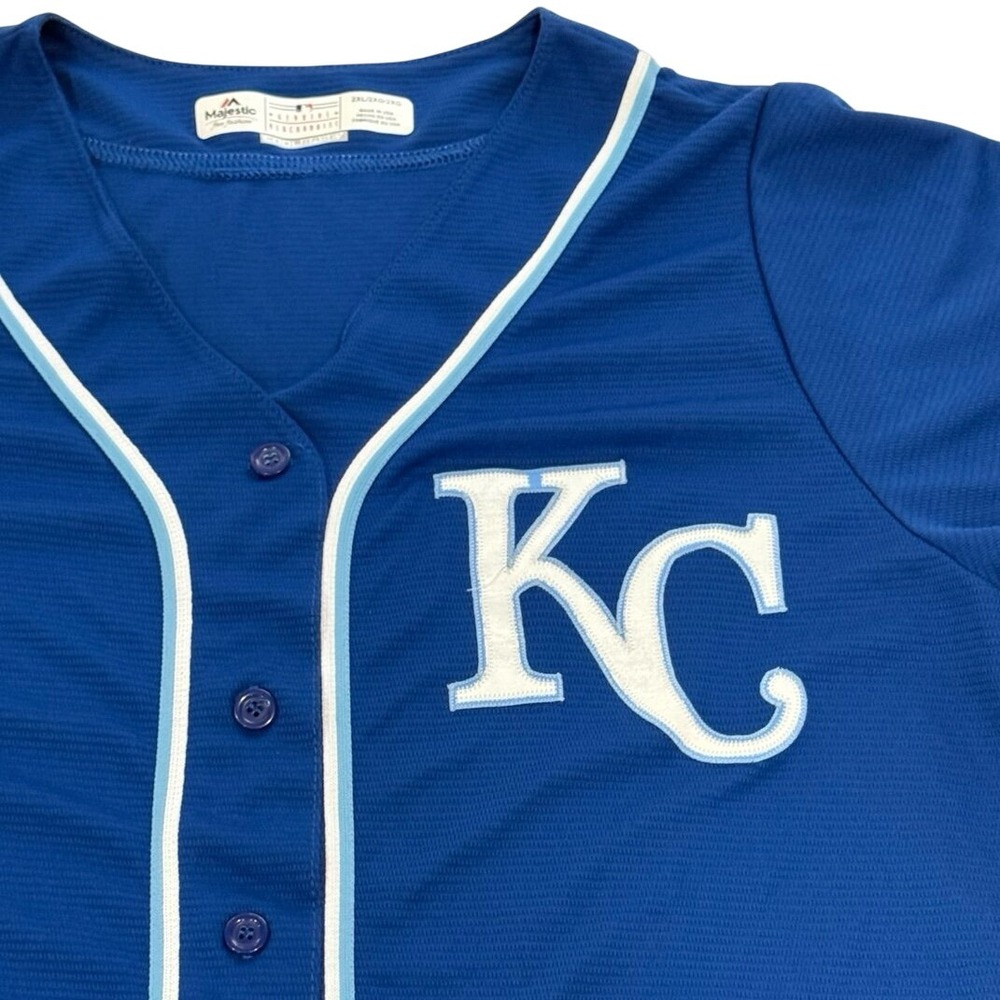 Kansas City Royals‎ Baseball Jersey Shirt Women's XXL NWOT - Picture 3 of 6